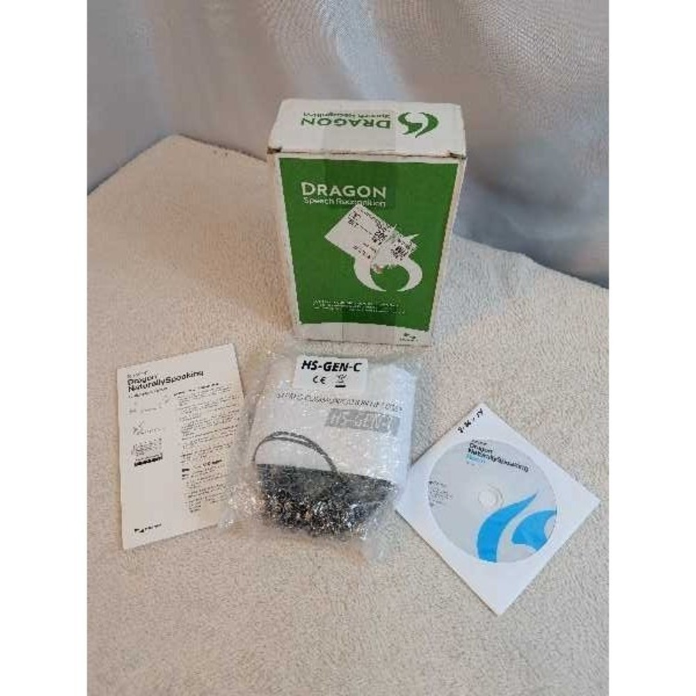 Nuance‎ Dragon Naturally Speaking Home V13 Software & HS-GEN-C Headset